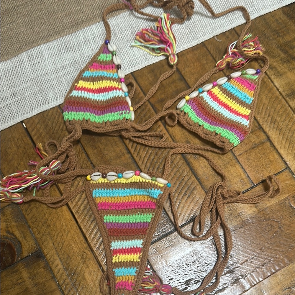 Andi Bagus licorice all sorts micro bikini  never worn.  NWOT s/
